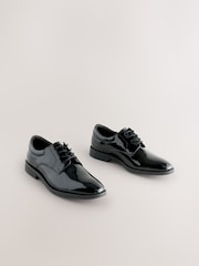 Charol negro - Zapatos de cordones de cuero - Imagen 1 de 5