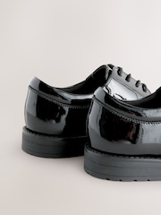 Charol negro - Zapatos de cordones de cuero - Imagen 4 de 5