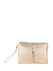 Valentino Bags Gold Divina Flat Clutch - Image 1 of 4