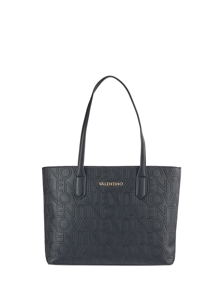 Valentino Bags Black Pansy Shopper - Image 1 of 5