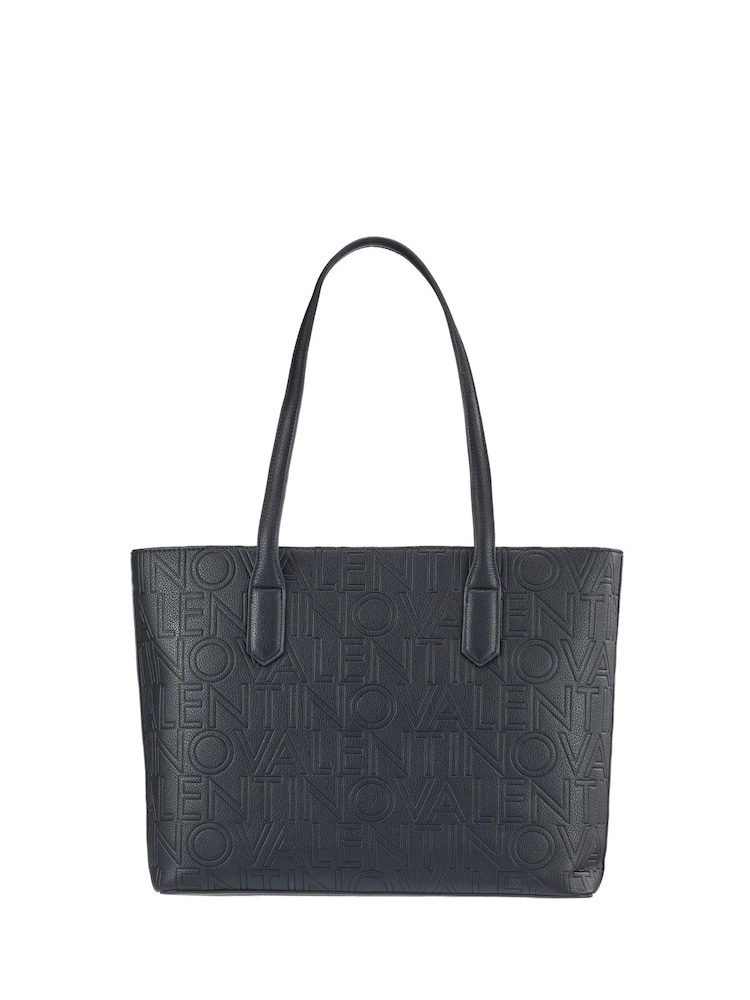 Valentino Bags Black Pansy Shopper - Image 2 of 5