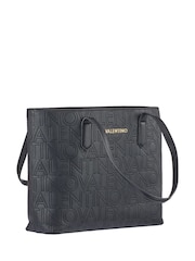 Valentino Bags Black Pansy Shopper - Image 4 of 5