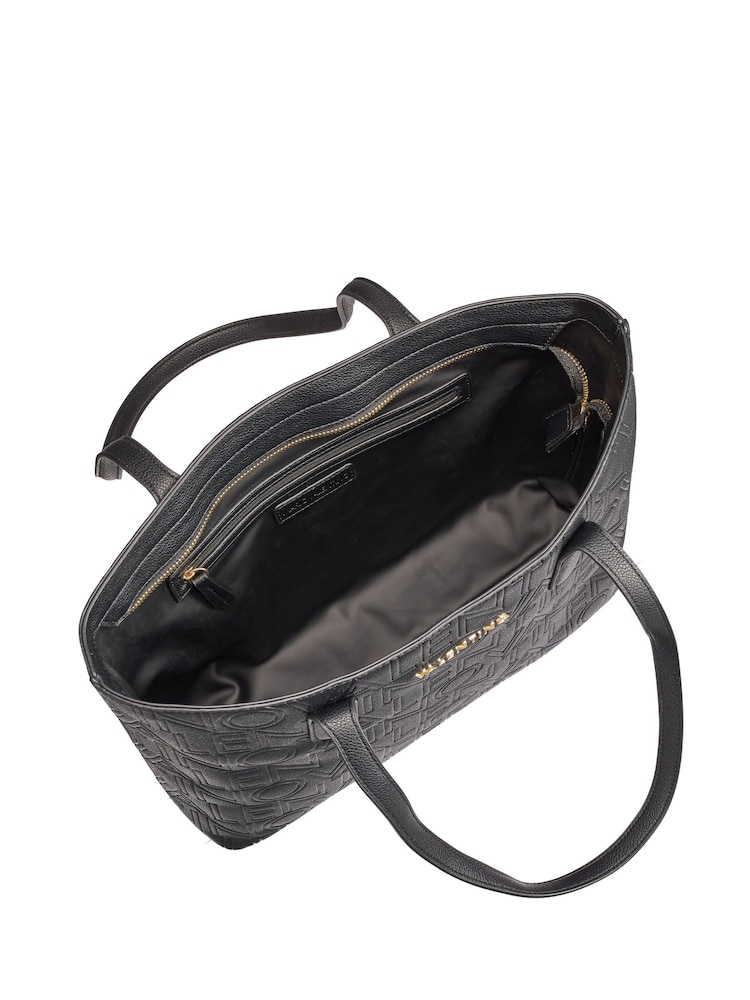 Valentino Bags Black Pansy Shopper - Image 5 of 5
