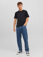 JACK & JONES Black Under T-Shirts 3 Pack - Image 3 of 5