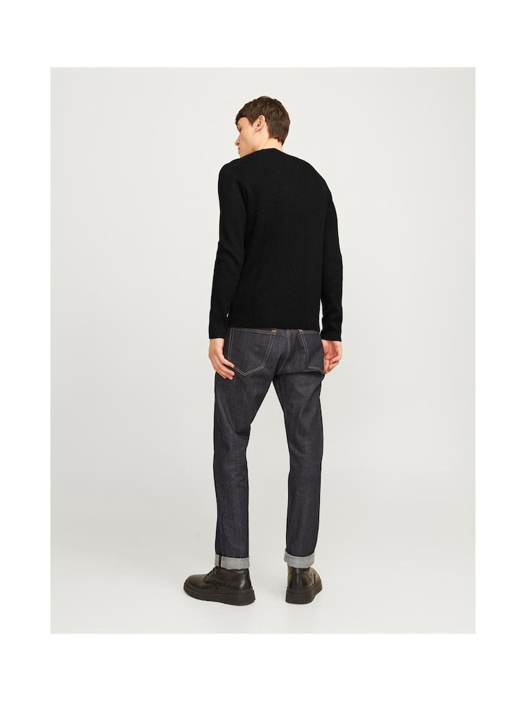 JACK & JONES Black Perfect Knit Sweatshirt - Image 2 of 5