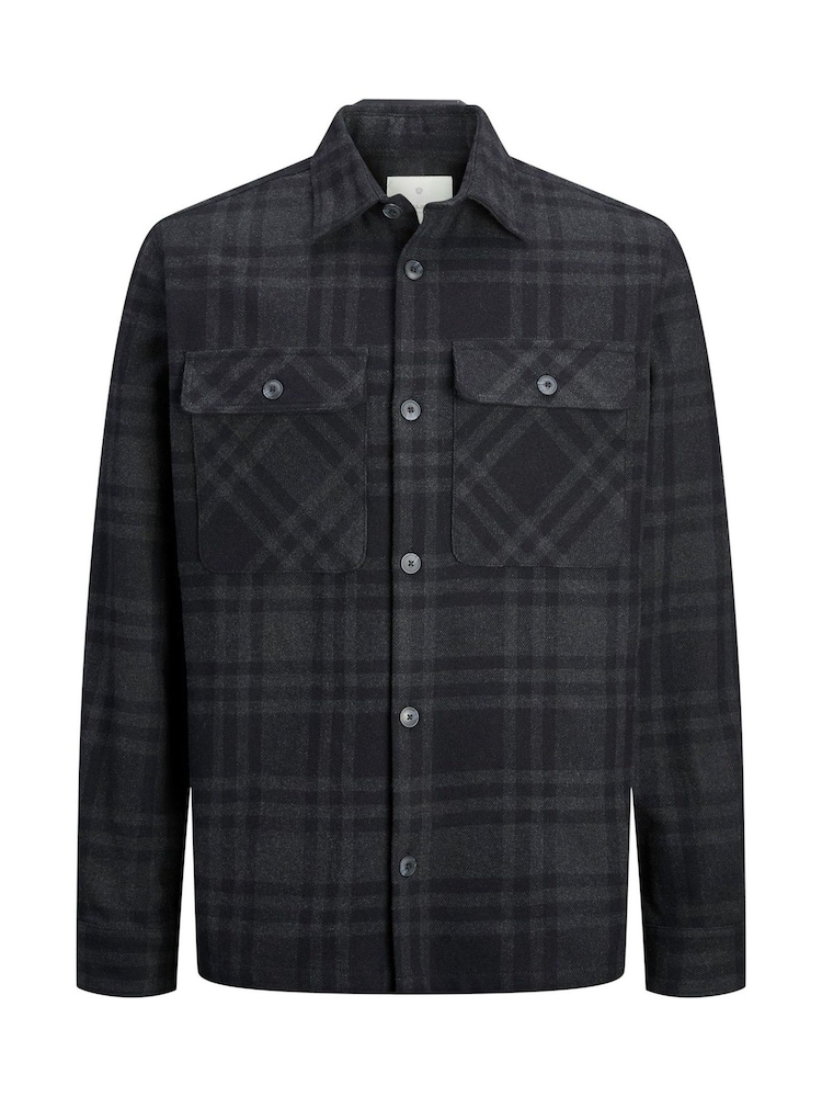 JACK & JONES Black Raymond Long Sleeve 100% Cotton Shirt - Image 5 of 5