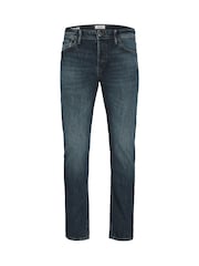 JACK & JONES Blue Mike Original 32' Leg Jeans - Image 4 of 5