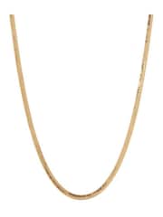 Luv Aj Gold Tone Core The Classique Herringbone Chain - Image 1 of 4