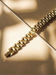 Luv Aj Gold Tone Core Timepiece Bracelet - Image 3 of 4