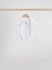 White Character 7 Pack Baby Short Sleeve Bodysuits 5 Pack - Image 2 of 14