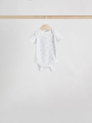 White Character 7 Pack Baby Short Sleeve Bodysuits 5 Pack - Image 5 of 14