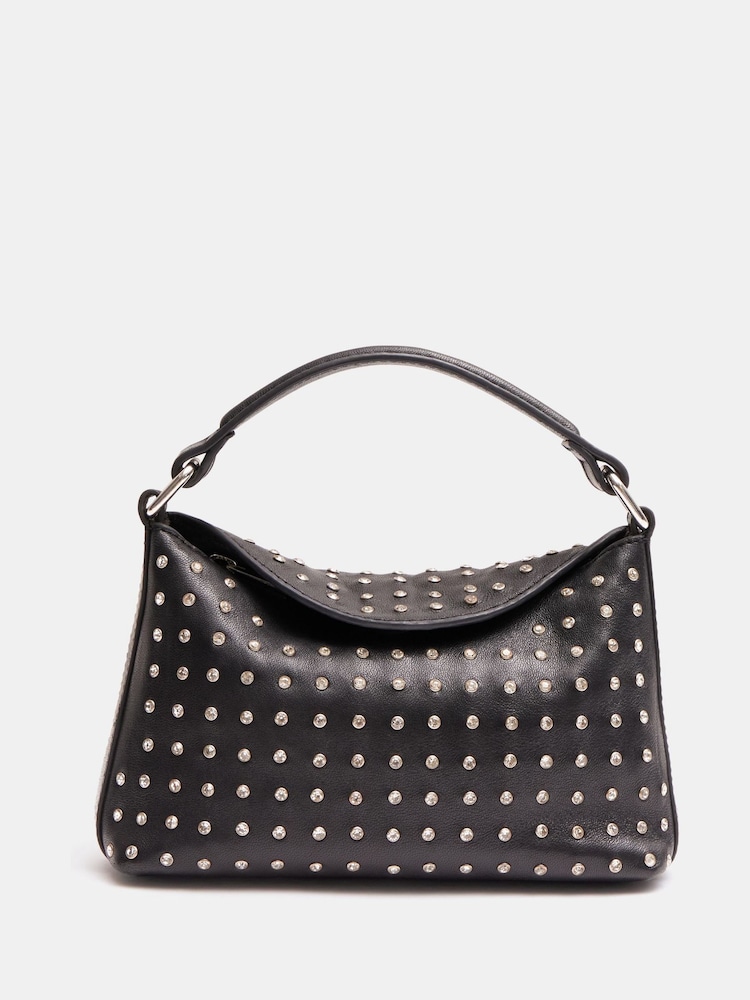 Hush Black Mini Stevie Leather Stud Bag - Image 2 of 5