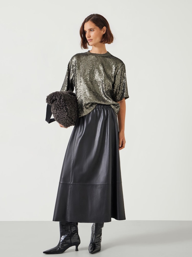 Hush Green Holly Sequin T-Shirt - Image 2 of 5