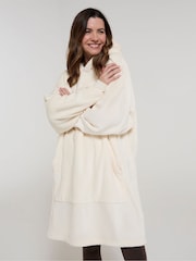 Mountain Warehouse Natural Womens Cosy Borg Hoodie - Image 2 of 9