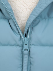 Mountain Warehouse Blue Kids Rocko Water Resistant Padded Gilet - Image 5 of 6