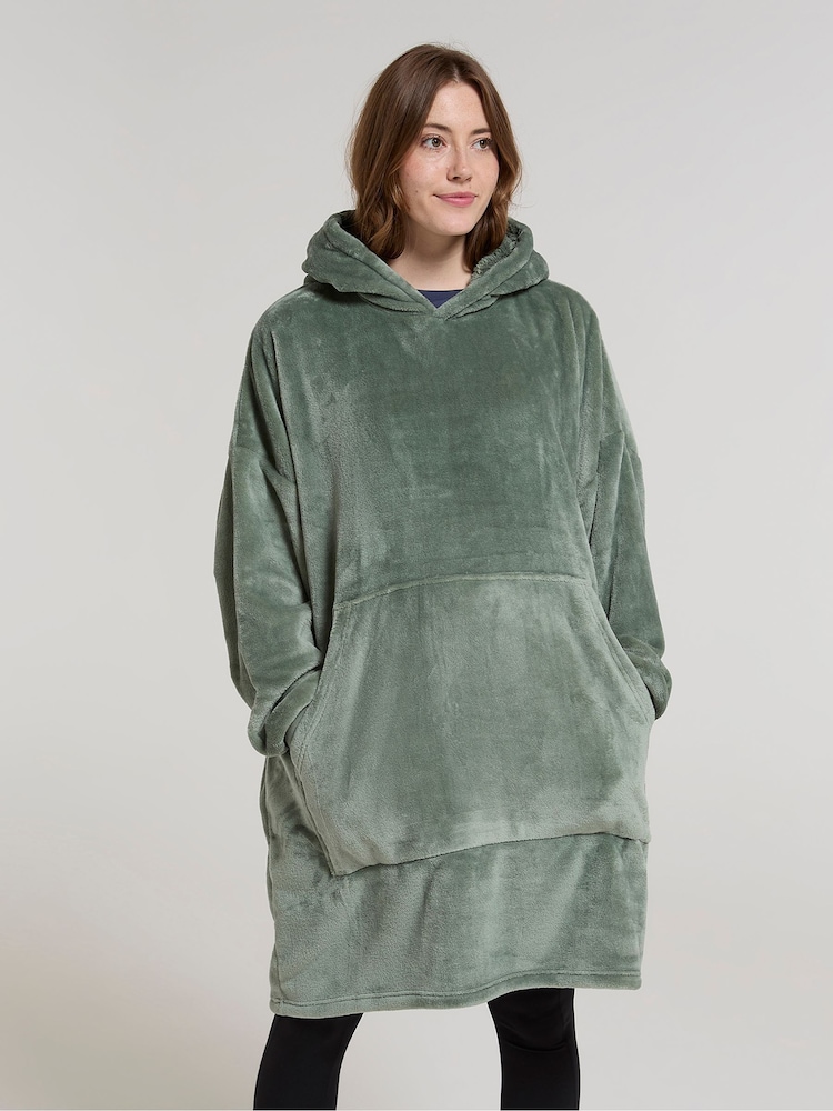 Mountain Warehouse Green Womens Cosy Borg Hoodie - Image 1 of 9
