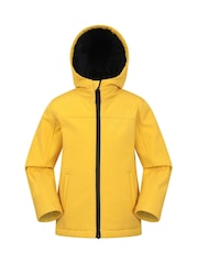 Mountain Warehouse Yellow Kids Arctic Softshell Jacket - Image 1 of 6