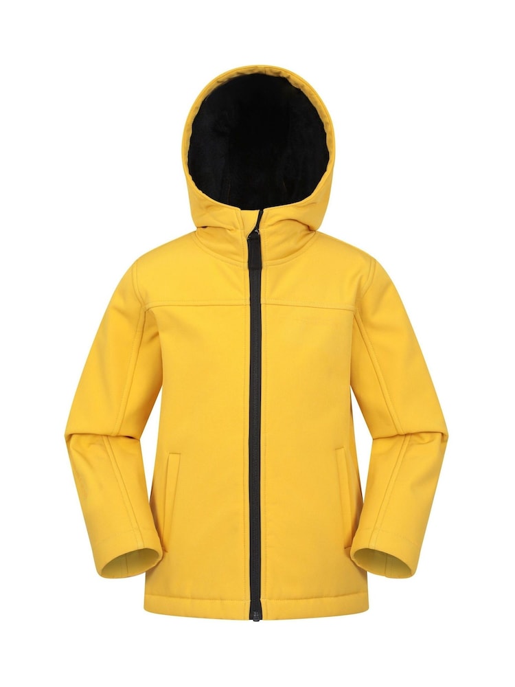 Mountain Warehouse Yellow Kids Arctic Softshell Jacket - Image 1 of 6