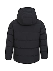 Mountain Warehouse Black Kids Manta Borg Lined Padded Jacket - Image 2 of 5
