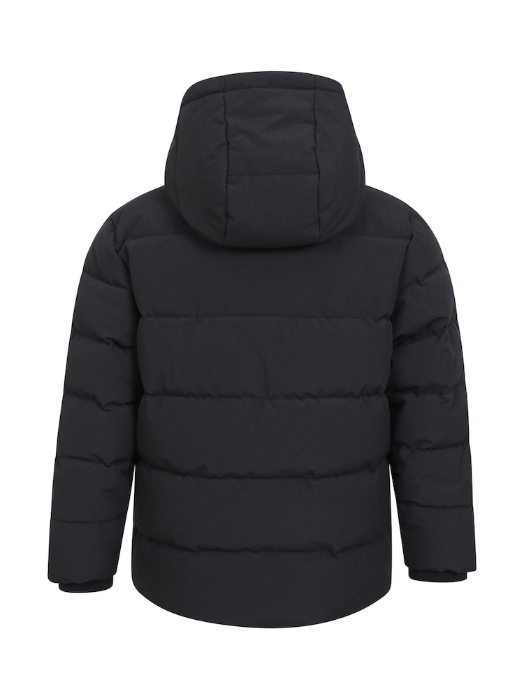 Mountain Warehouse Black Kids Manta Borg Lined Padded Jacket - Image 2 of 5