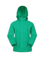 Mountain Warehouse Green Kids Pakka II Waterproof Jacket - Image 1 of 9