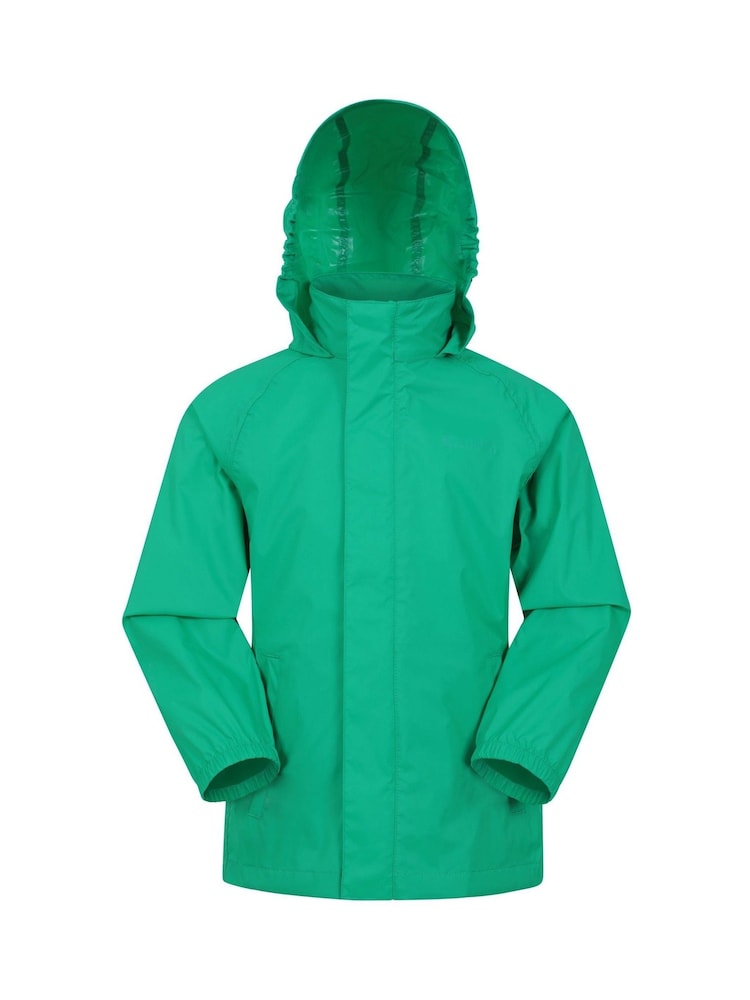 Mountain Warehouse Green Kids Pakka II Waterproof Jacket - Image 1 of 9