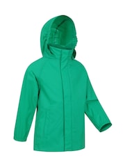 Mountain Warehouse Green Kids Pakka II Waterproof Jacket - Image 2 of 9