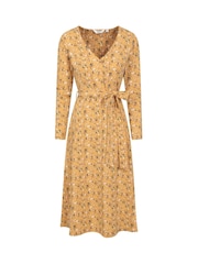 Mountain Warehouse Yellow Womens Santorini Midi Wrap Dress - Image 1 of 7