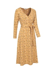 Mountain Warehouse Yellow Womens Santorini Midi Wrap Dress - Image 2 of 7