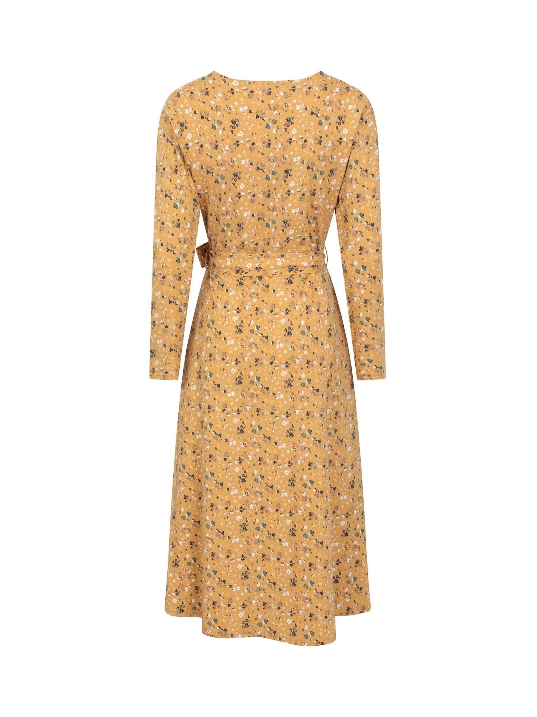 Warehouse yellow spot dress cheap