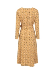 Mountain Warehouse Yellow Womens Santorini Midi Wrap Dress - Image 3 of 7