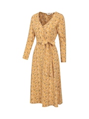 Mountain Warehouse Yellow Womens Santorini Midi Wrap Dress - Image 4 of 7
