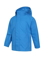 Mountain Warehouse Sky Blue Kids Pakka II Waterproof Jacket - Image 4 of 6