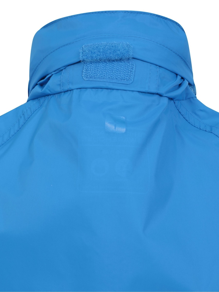 Mountain Warehouse Sky Blue Kids Pakka II Waterproof Jacket - Image 6 of 6