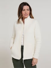 Mountain Warehouse Natural Womens Evie Borg Fleece - Image 1 of 9