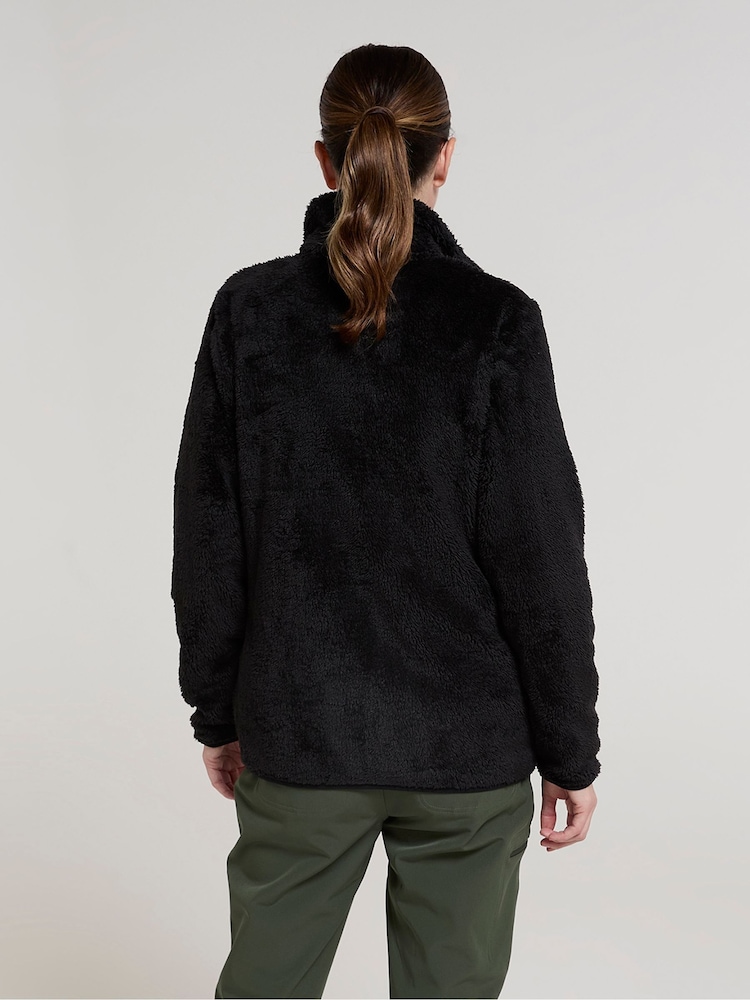 Mountain Warehouse Black Teddy Womens FulL Zip Fleece - Image 2 of 4