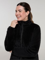 Mountain Warehouse Black Teddy Womens FulL Zip Fleece - Image 3 of 4