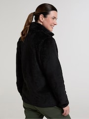 Mountain Warehouse Black Teddy Womens FulL Zip Fleece - Image 4 of 4