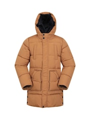Mountain Warehouse Yellow Kids Theo Water Resistant Longline Jacket - Image 1 of 5