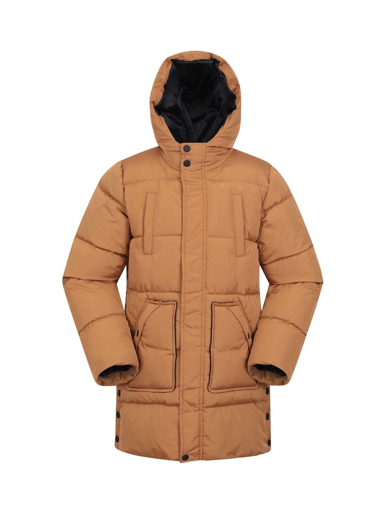 Mountain Warehouse Yellow Kids Theo Water Resistant Longline Jacket - Image 1 of 5