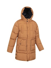 Mountain Warehouse Yellow Kids Theo Water Resistant Longline Jacket - Image 2 of 5