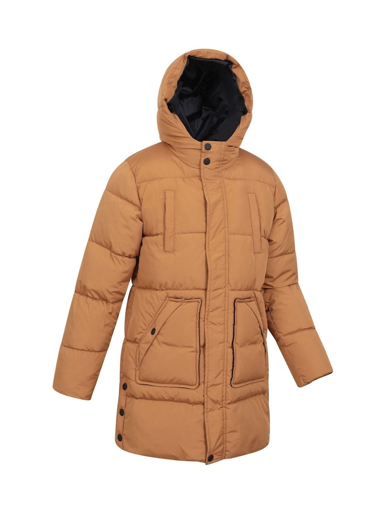 Mountain Warehouse Yellow Kids Theo Water Resistant Longline Jacket - Image 2 of 5