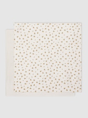 Reiss Lemon Jamie Floral Print Mix 100% Cotton Muslins 4 Pack - Image 2 of 5