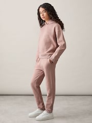 Reiss Mink Harp Cotton Blend Hoodie And Joggers Set - Image 2 of 4