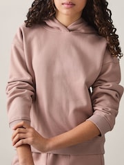 Reiss Mink Harp Cotton Blend Hoodie And Joggers Set - Image 3 of 4