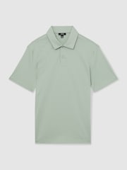 Reiss Sage Earl Cotton Short-Sleeve Polo Shirt - Image 2 of 5