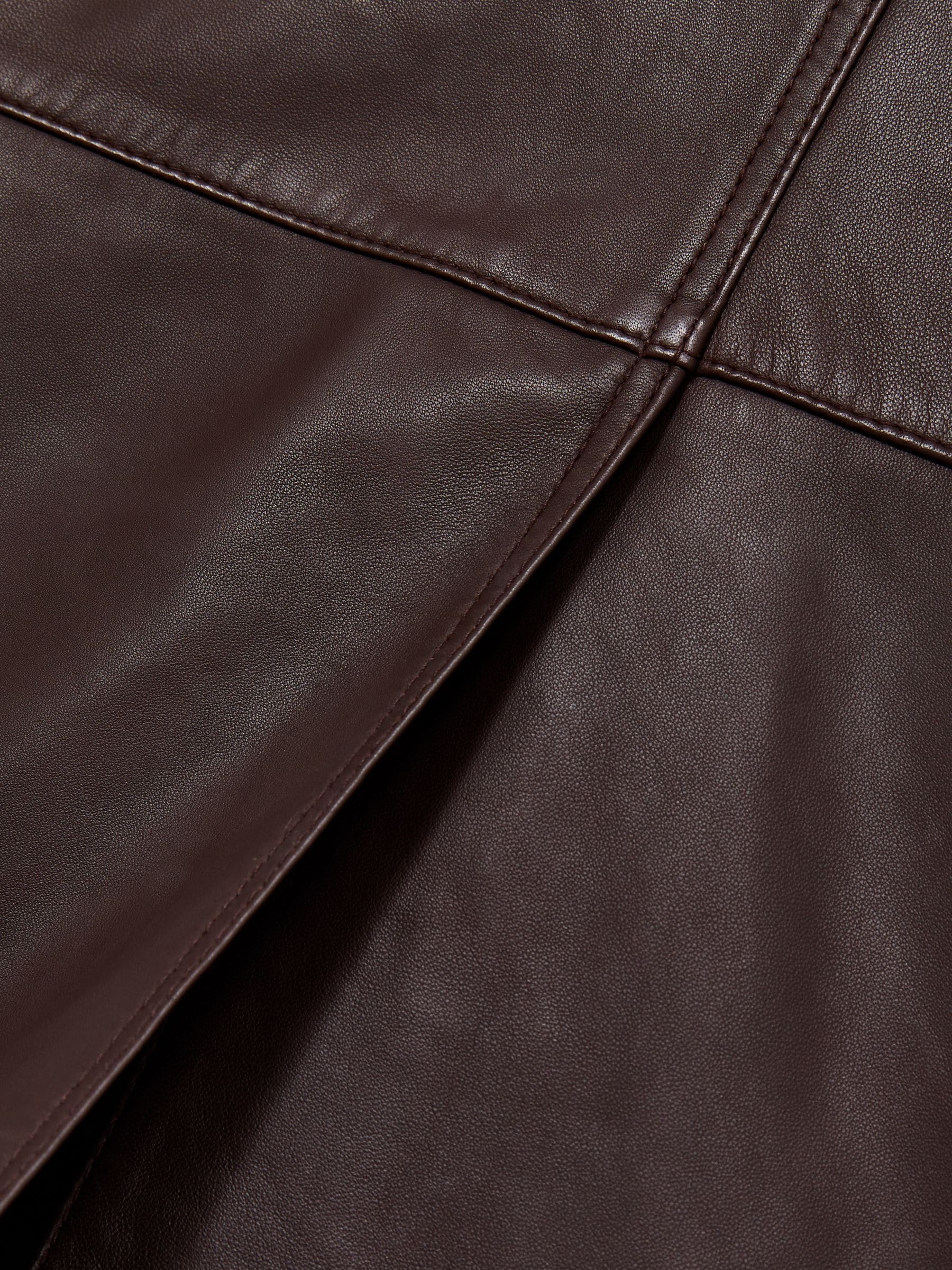 【海外限定】REISSレザースカート☆Burgundy Miley Leather Penc Buy Reiss Burgundy Miley Leather Pencil Skirt from Next USA