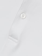 Reiss White Earl Cotton Short-Sleeve Polo Shirt - Image 5 of 5