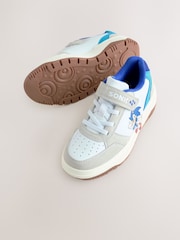 White Sonic Touch Fastening Elastic Lace Trainers - Image 4 of 5