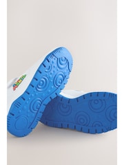 White Mario Elastic Lace Trainers - Image 3 of 10
